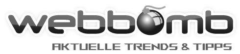 | WEBBOMB | aktuelle Trends & Tipps |-Logo