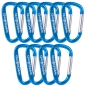 Preview: 10x WEBBOMB Karabinerhaken 6,7cm mit Schnappverschluss Schnappkarabiner Preview: 10x WEBBOMB Karabinerhaken 6,7cm mit Schnappverschluss Schnappkarabiner