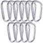 Preview: 10x WEBBOMB Karabinerhaken 6,7cm mit Schnappverschluss Schnappkarabiner Preview: 10x WEBBOMB Karabinerhaken 6,7cm mit Schnappverschluss Schnappkarabiner