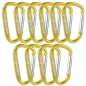 Preview: 10x WEBBOMB Karabinerhaken 6,7cm mit Schnappverschluss Schnappkarabiner Preview: 10x WEBBOMB Karabinerhaken 6,7cm mit Schnappverschluss Schnappkarabiner