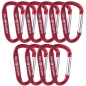 Preview: 10x WEBBOMB Karabinerhaken 6,7cm mit Schnappverschluss Schnappkarabiner Preview: 10x WEBBOMB Karabinerhaken 6,7cm mit Schnappverschluss Schnappkarabiner
