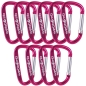 Preview: 10x WEBBOMB Karabinerhaken 6,7cm mit Schnappverschluss Schnappkarabiner Preview: 10x WEBBOMB Karabinerhaken 6,7cm mit Schnappverschluss Schnappkarabiner