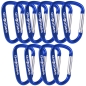 Preview: 10x WEBBOMB Karabinerhaken 6,7cm mit Schnappverschluss Schnappkarabiner Preview: 10x WEBBOMB Karabinerhaken 6,7cm mit Schnappverschluss Schnappkarabiner