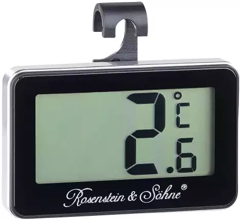 Digitales Gefrier- & Kühlschrankthermometer in Aktion