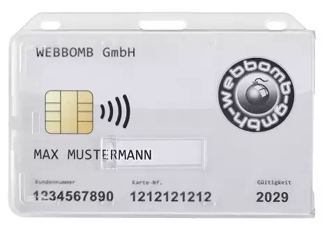 Ausweishülle Doppel Kartenhalter f 1-2 Bankkarten EC-Karte Kreditkarte Fahrkarte