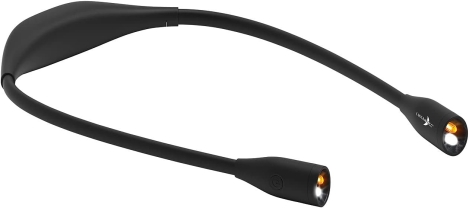 Preview: LED-Leseleuchte zum Umhängen Leselampe Akku mit 6 Std Laufzeit dimmbar 2W