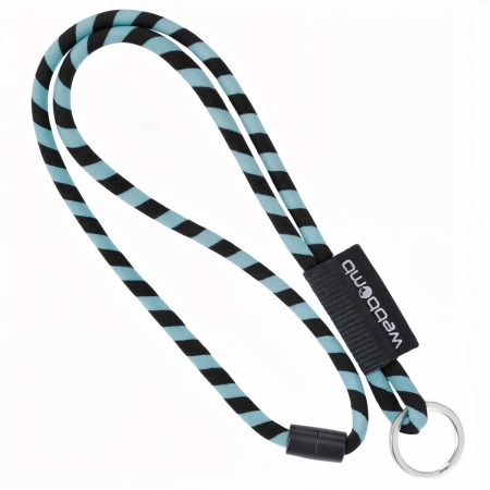 Modernes Tubular Lanyard in kräftigen Farben für Schlüssel und Ausweise