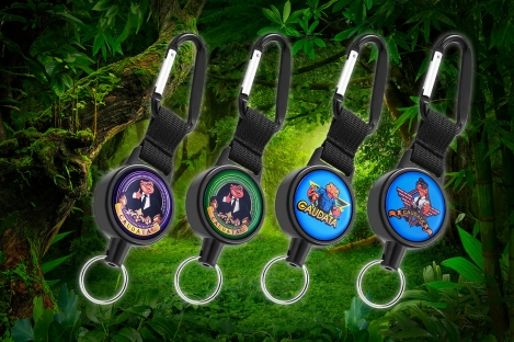 Preview: Hochwertiger Schlüsselanhänger - Steeljojo CAUDATA Edition