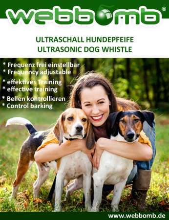Preview: Hochfrequenzpfeife Ultraschall Hundepfeife
