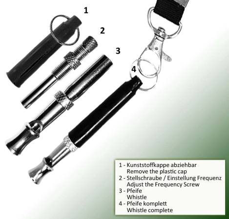 Preview: Hochfrequenzpfeife Ultraschall Hundepfeife