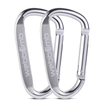 Preview: Karabiner Haken für Wandern, Angeln, Hundesport u.v.m - im 2er SET