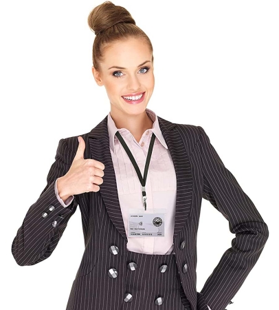 Preview: Praktischer Kartenhalter aus flexiblem Material, ideal zum Schutz von ID-Cards und Ausweisen, mit ZIP-Verschluss.