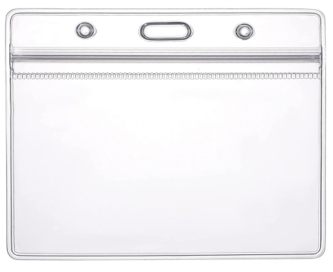 Preview: Flexible und robuste Ausweishülle mit transparentem Design, ideal zum sicheren Aufbewahren von Ausweisen und ID-Karten.