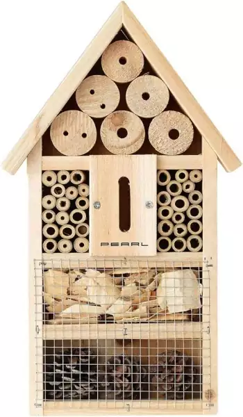 Bausatz Insektenhaus Bienen Insekten Hotel Nisthilfe Nistkasten Schutz für Marienkäfer Schmetterlinge Nützlinge
