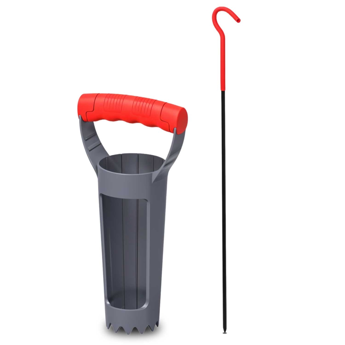 Suchstab und Zubehörset für Wühlmausfalle V1 zur gezielten Schädlingsbekämpfung im Außenbereich