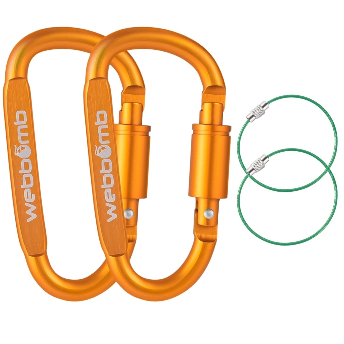 Holen Sie sich das farbenfrohe Zubehör: Unsere Karabiner