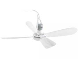 Leiser mobiler Deckenventilator Ø 40 cm Leichter Ventilator für Büro Reise & Camping 230V
