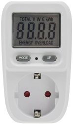 Energiekosten-Messgerät CTM-807 – Frontansicht mit Display und Bedienelementen.