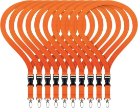 10 x Schlüsselbänder 20 mm Schlüsselband Lanyard Umhängeband mit Scherheitsverschluss